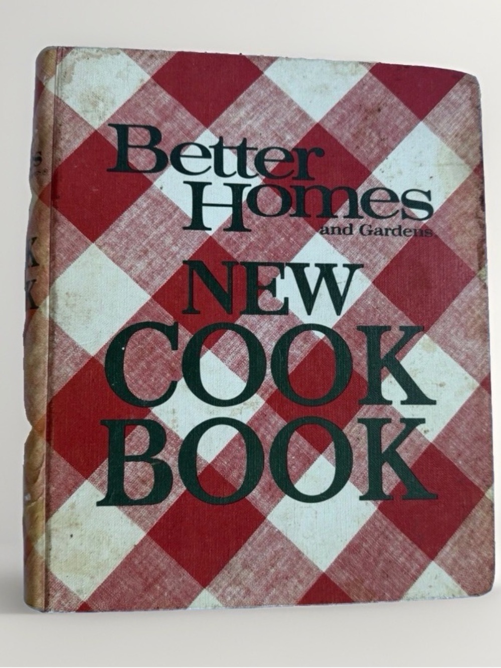 Vintage 1980s Better Homes and Gardens New Cook Book 5 Ring Binder Red Plaid